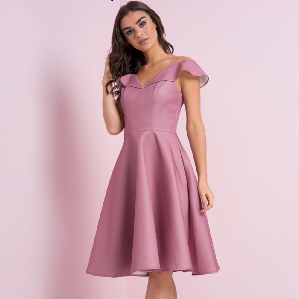 Chichi London mauve cocktail dress